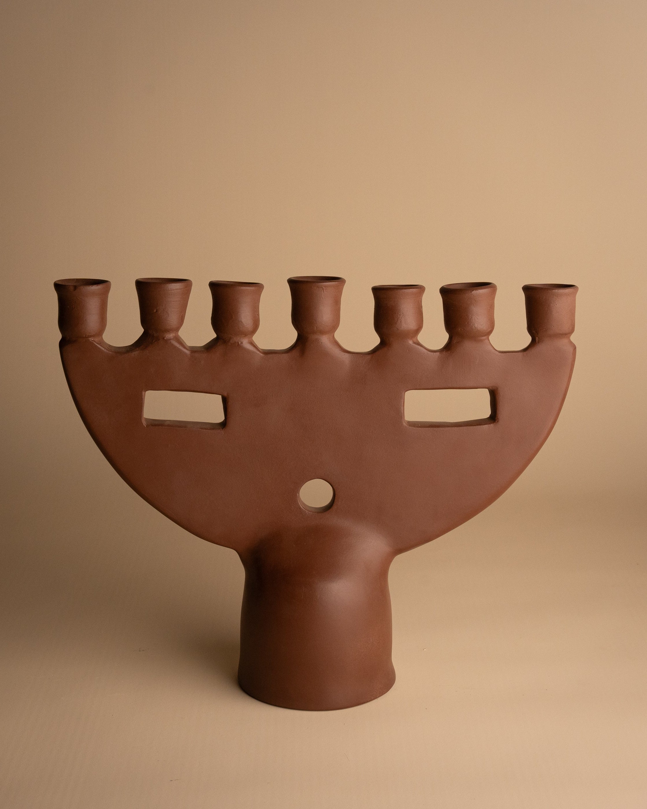 HANDGEMAAKTE KANDELAAR – AVA (GROOT)