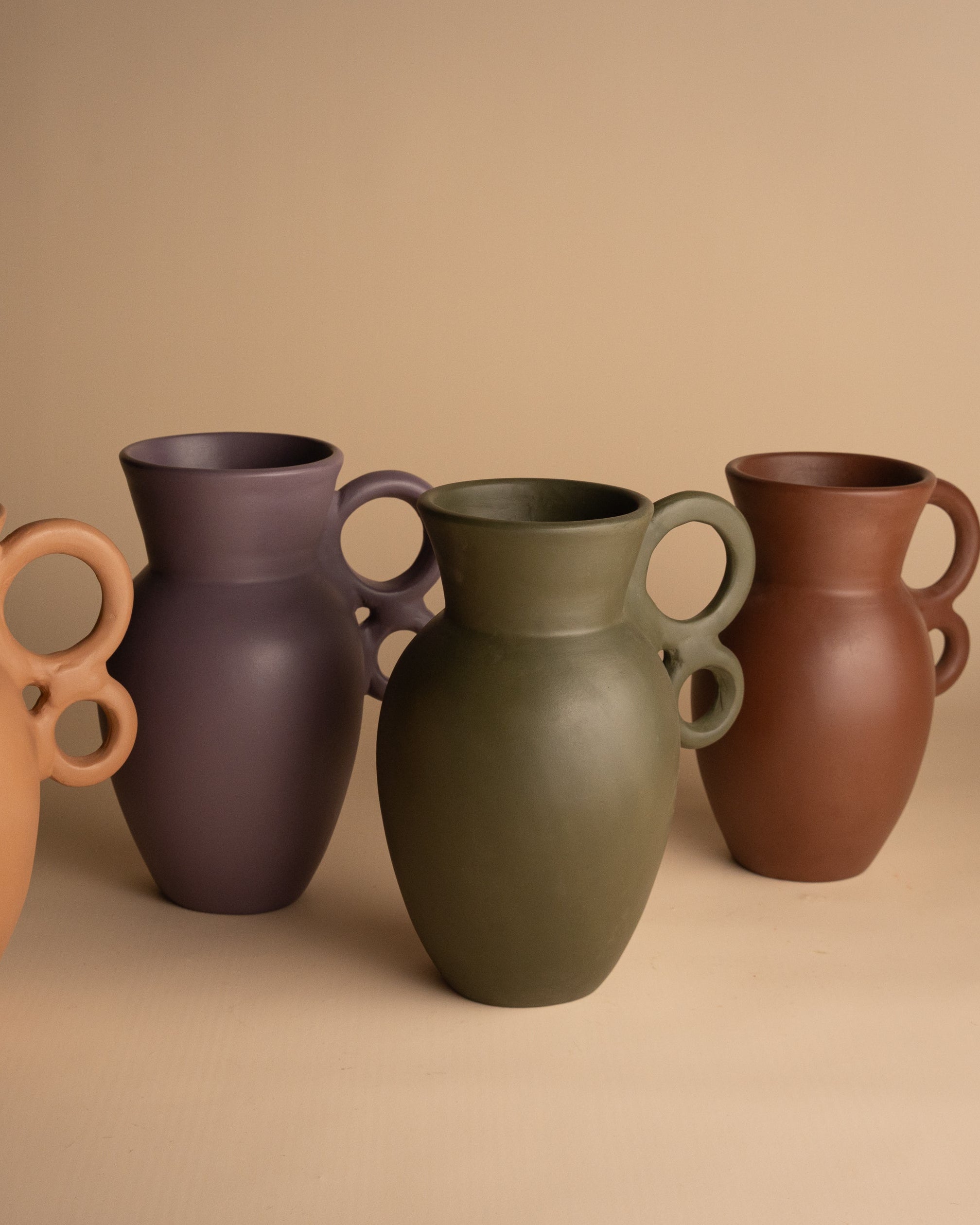 HANDGEMAAKTE VAAS – DUO