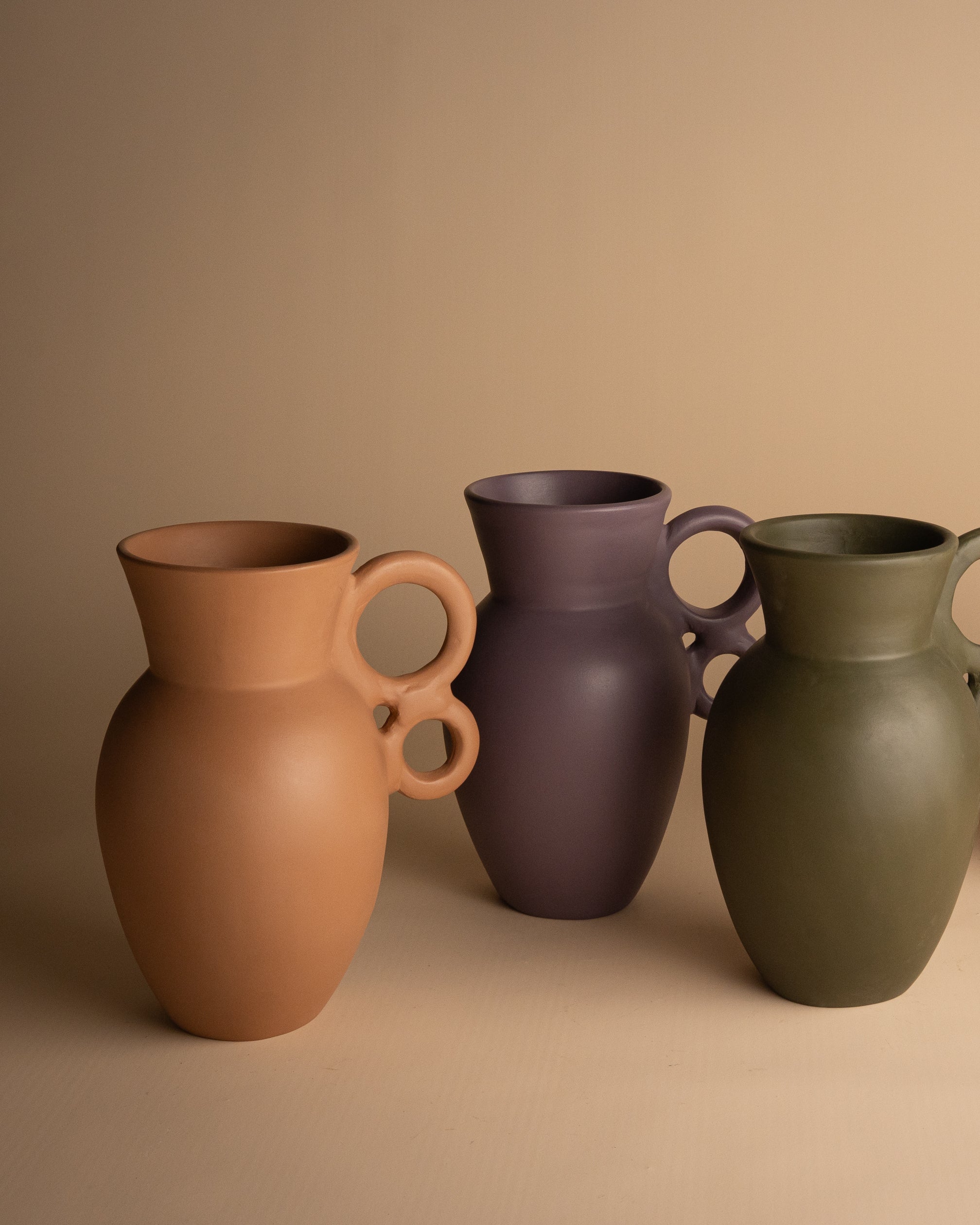 HANDGEMAAKTE VAAS – DUO