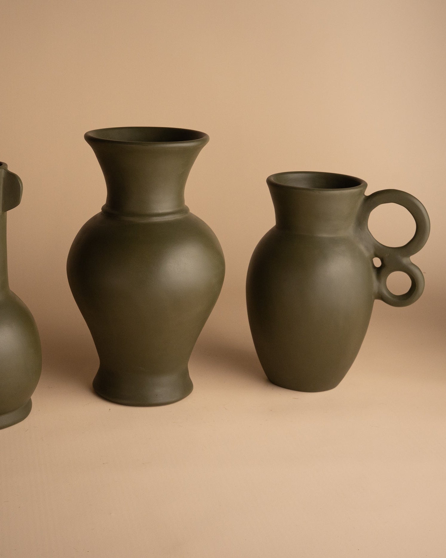 HANDGEMAAKTE VAAS – DUO