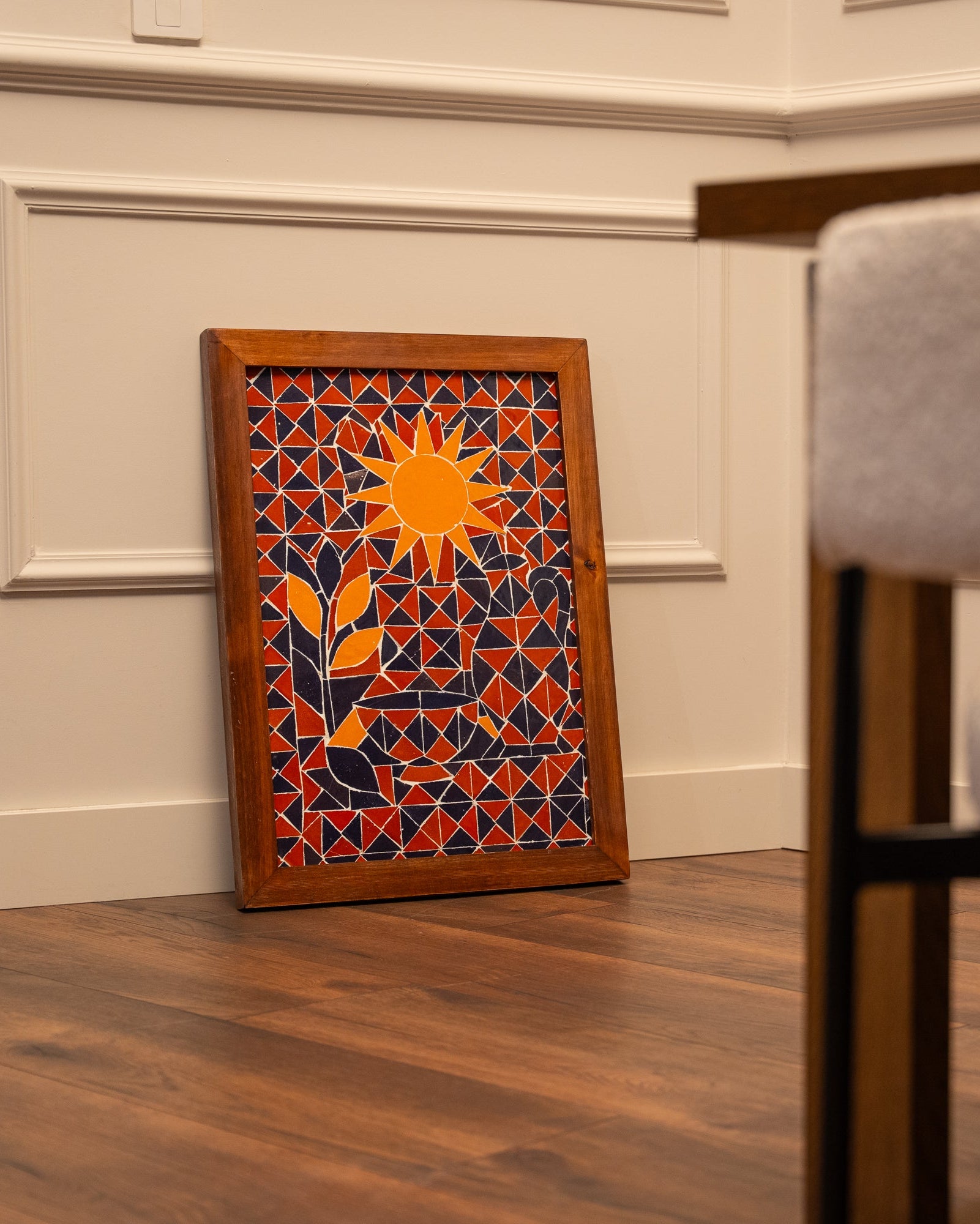 FRAMED ZELLIGE TILES ARTWORK – SHAMS