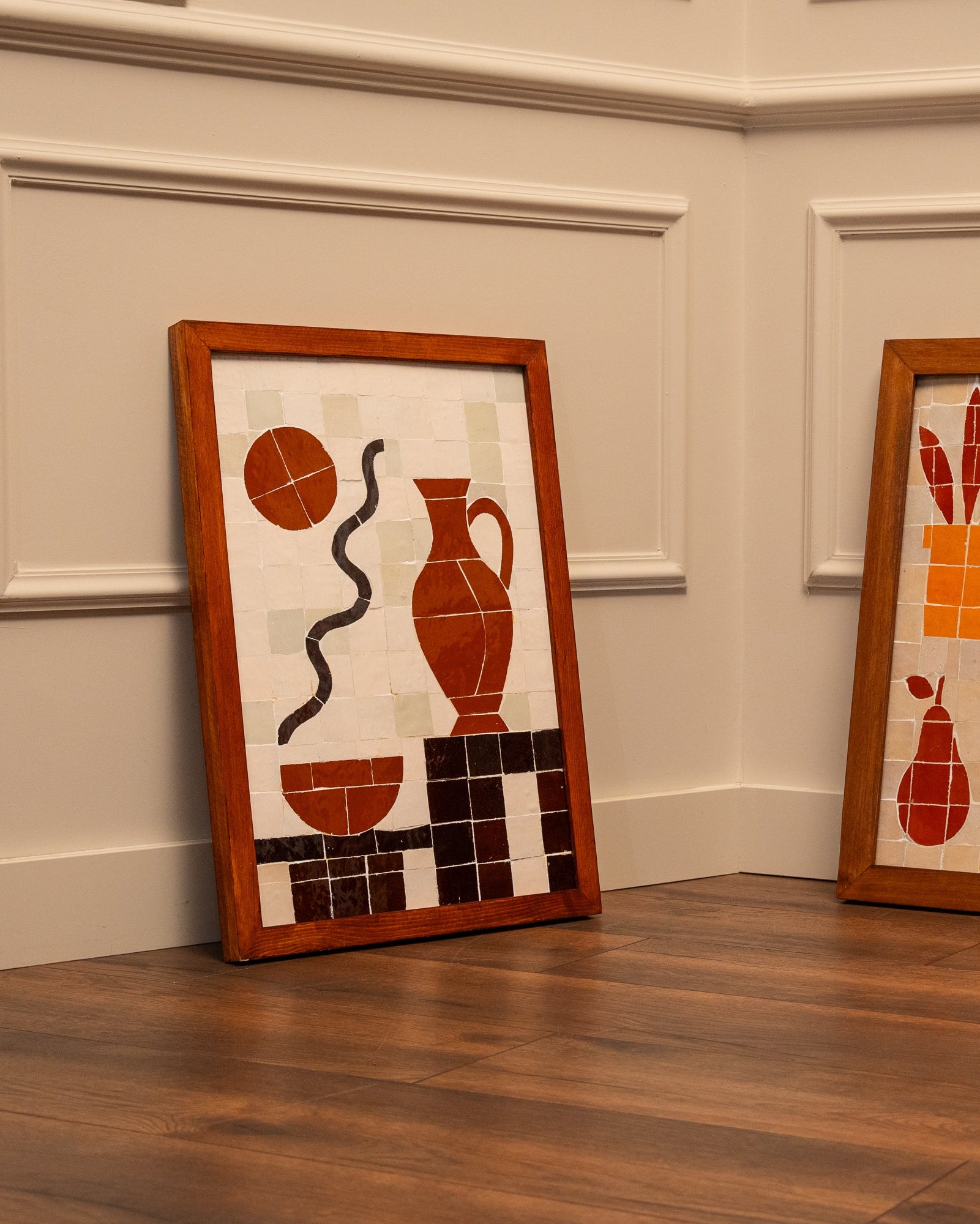 FRAMED ZELLIGE TILES ARTWORK – ZIRA